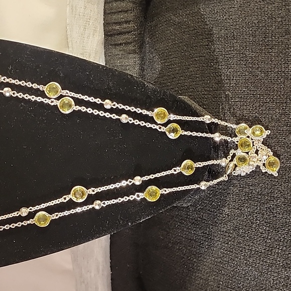 VTG Alfani Macy's Brand 60" Station Chain Necklace - Picture 7 of 8